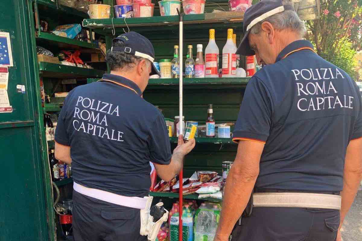 Sequestro polizia locale roma