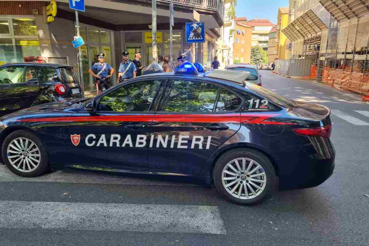 rapina poste carabinieri