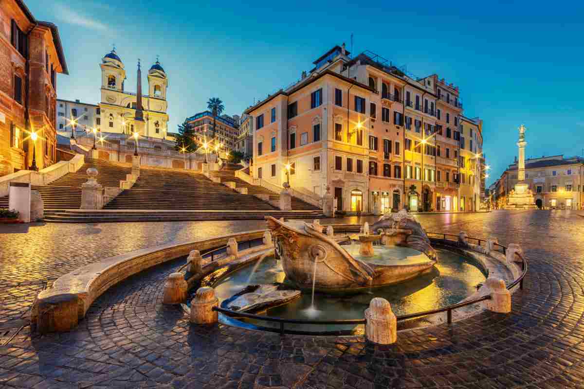 uomo morto piazza di spagna roma