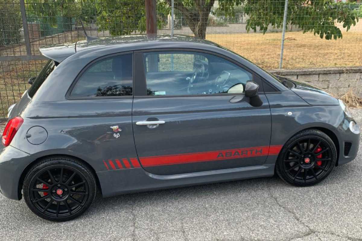 500 Abarth rubata al Torrino