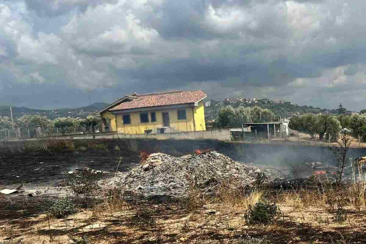 Incendio Lanuvio