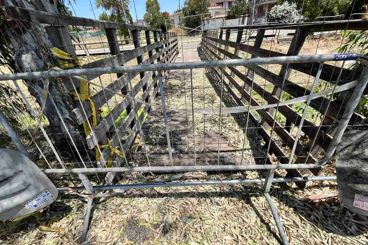 Ponticello pedonale del Collettore Primario a Ostia Antica