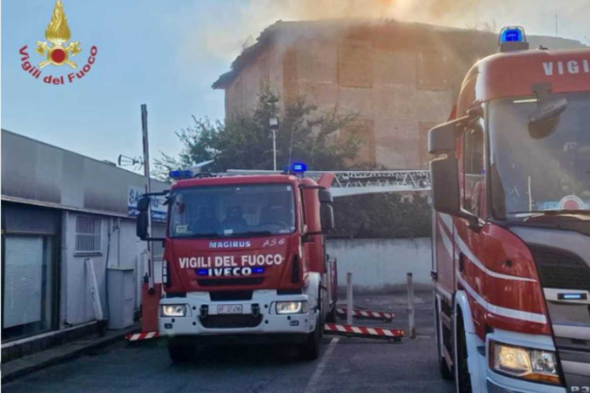 Vigili del Fuoco a Roma