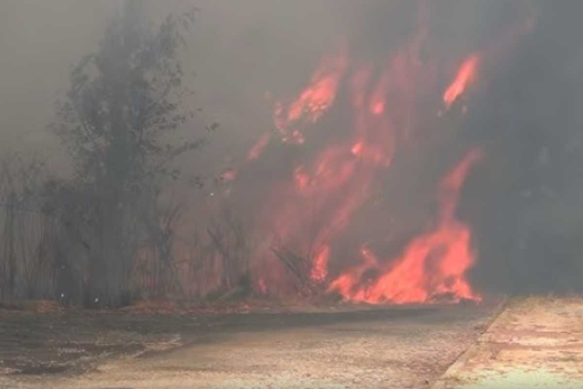 Incendio a Roma