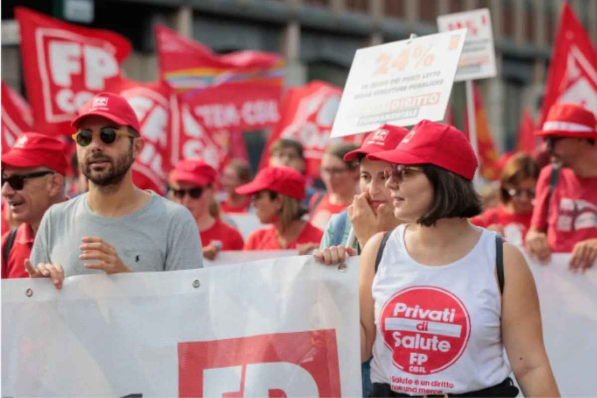 Manifestazione della CGIL