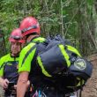 Foto dei soccorritori in azione