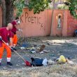 Ama pulisce le strade di Roma